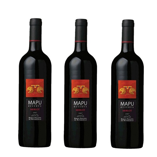Rượu vang đỏ BPR Mapu Reserva Merlot 75cl